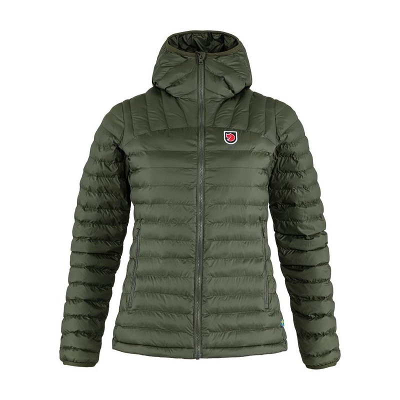 Fjällraven Damen Jacke Expedition Lätt Hoodie Deep Forest L