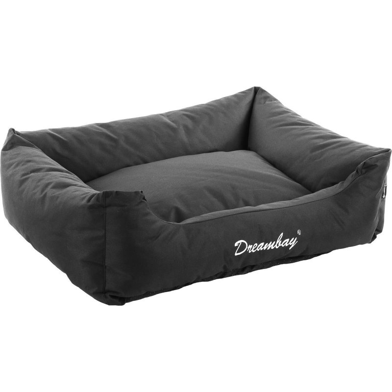 Flamingo Hundebett Dreambay Schwarz 65x45x20cm