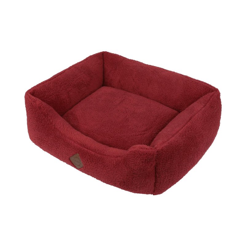 Wouapy Hundesofa 55x45x18 cm Weinrot