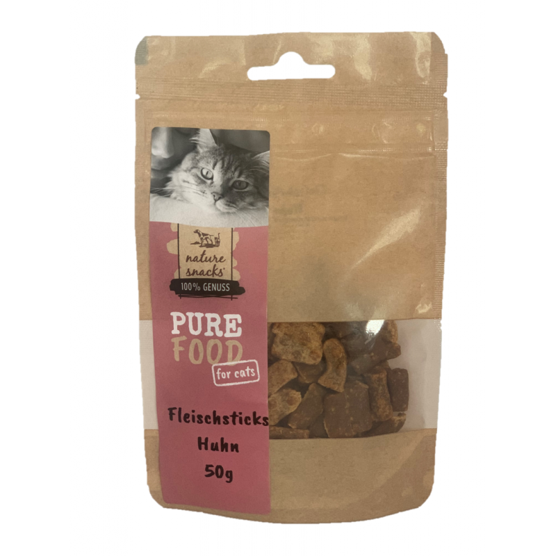 Cadocare Katzensnacks PUREFOOD Fleischsticks Huhn 50 g