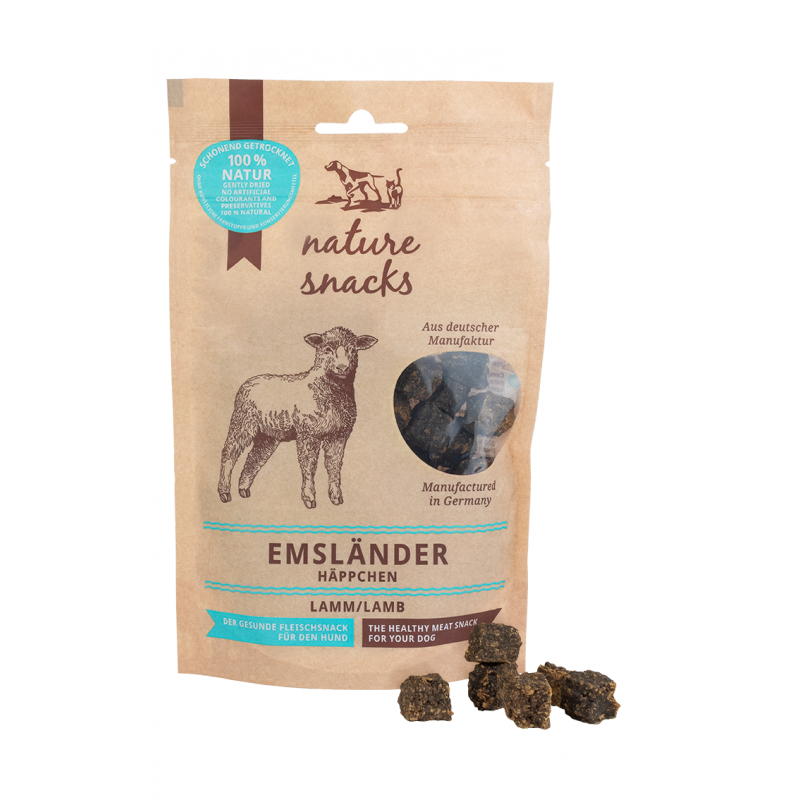 Cadocare Hundesnack Emsländer Häppchen Lamm 150g