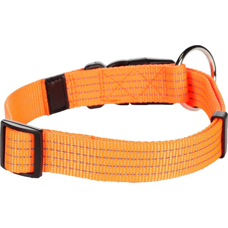 Flamingo Hunde & Katzen Halsband Len Orange 30-45cm 15mm