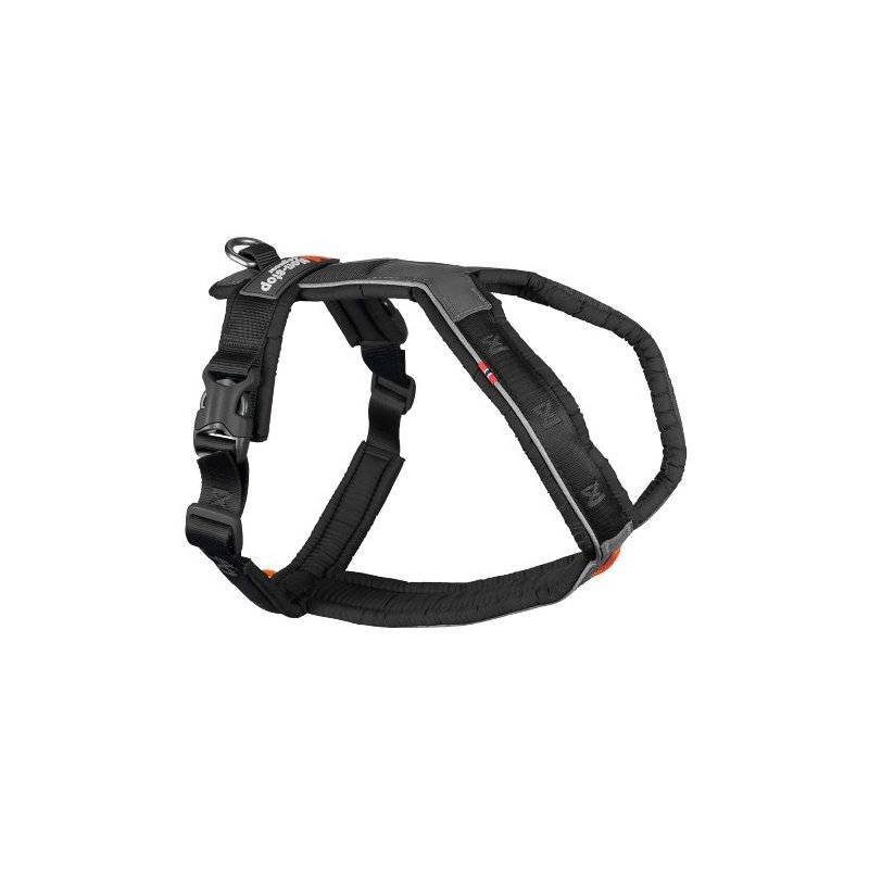 Non-stop dogwear Hundegeschirr Line Harness 5.0, Schwarz 1