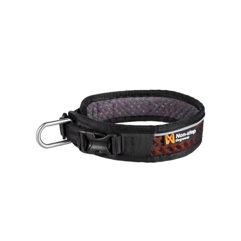 Non-stop dogwear Halsband Rock Adjustable Collar Schwarz L