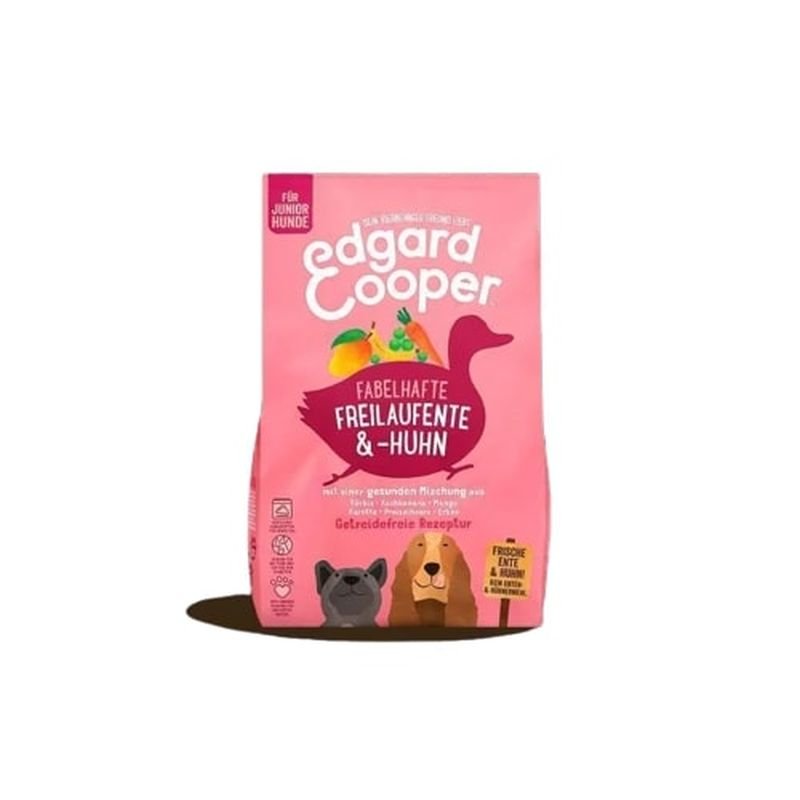 Edgard & Cooper getreidefreies Trockenfutter Junior mit frischer Ente & Huhn 2,5 Kg