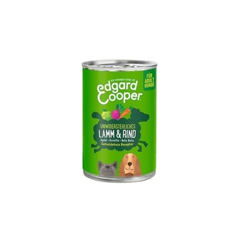 Edgard & Cooper getreidefreies Nassfutter Adult mit Lamm & Rind 400g