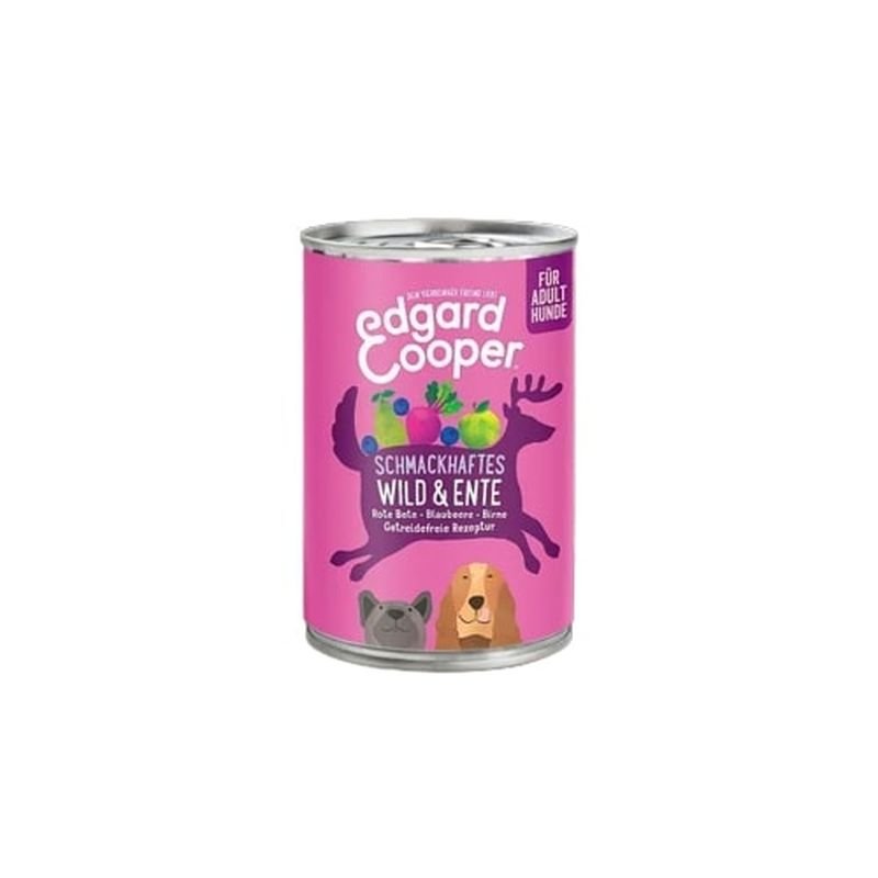 Edgard & Cooper getreidefreies Nassfutter Adult mit Wild & Ente 400g