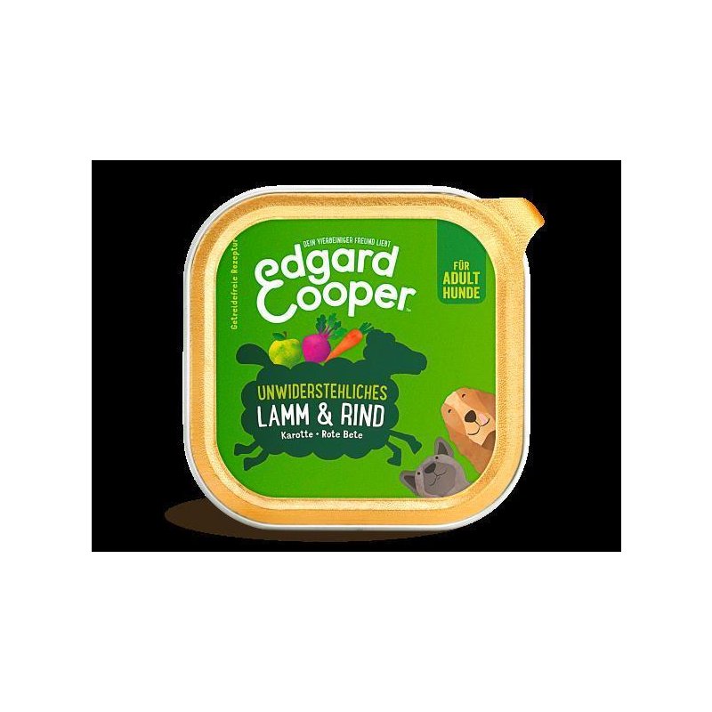 Edgard & Cooper getreidefreies Nassfutter Adult mit Lamm & Rind 150g