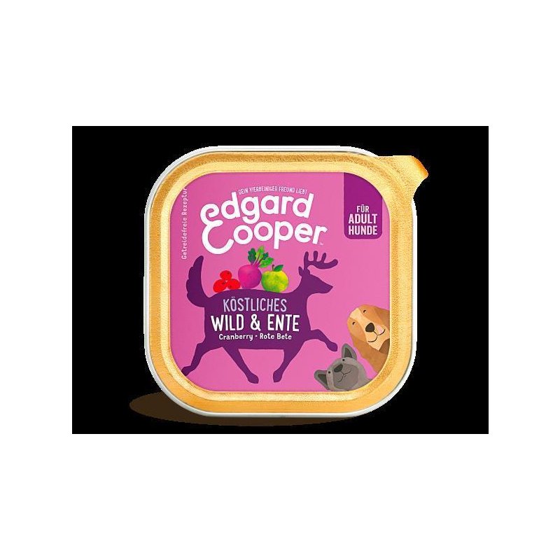 Edgard & Cooper getreidefreies Nassfutter Adult mit Wild & Ente 150g