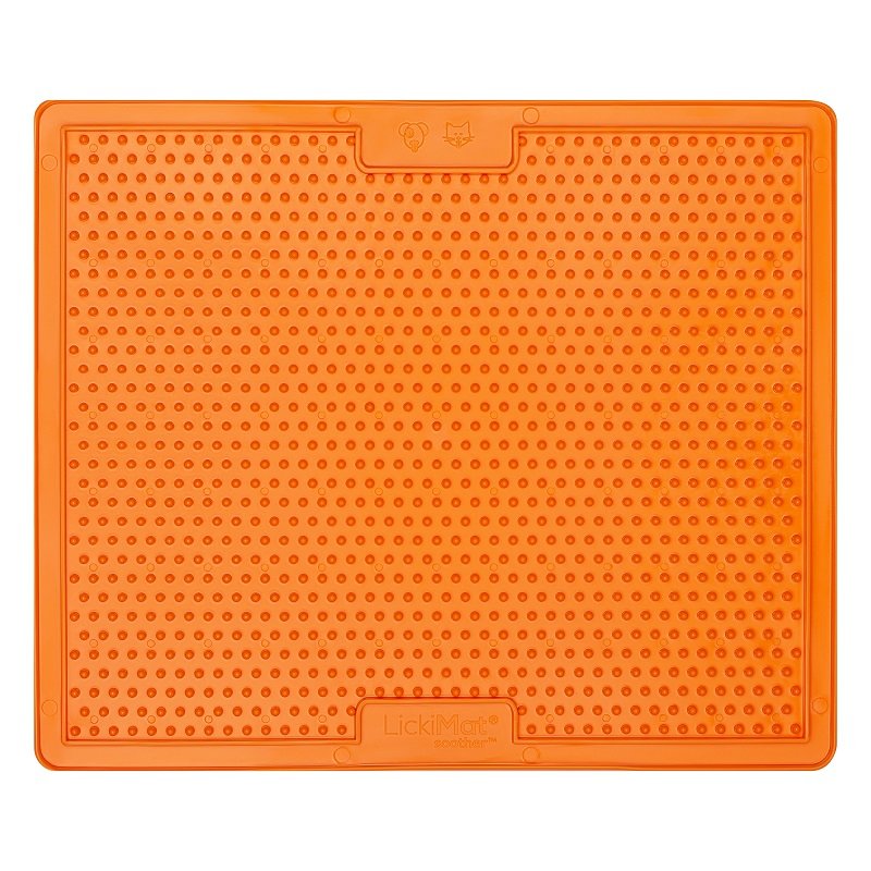 LickiMat Soother Large 30,5x25,5 cm Orange