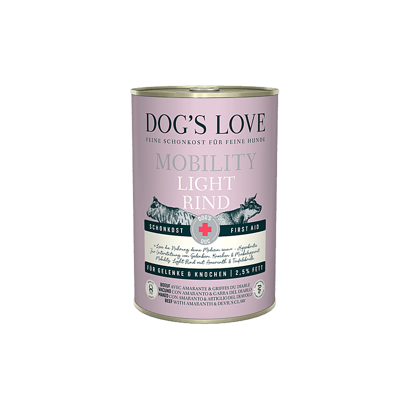 Dog`s Love DOC Schonkost mit Rind 400g