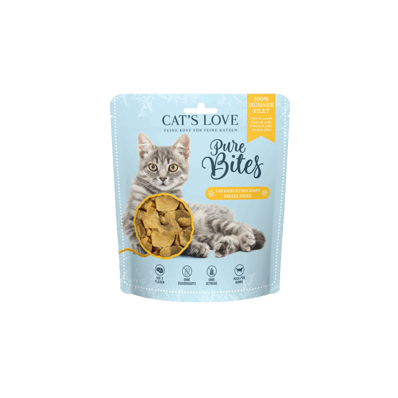 Cat`s Love Katzenleckerlis Hühnerfilet 40g