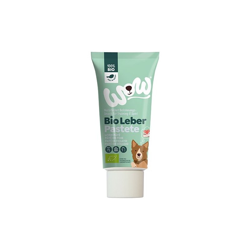 Wow Hundesnack BIO Leberpastete 80g