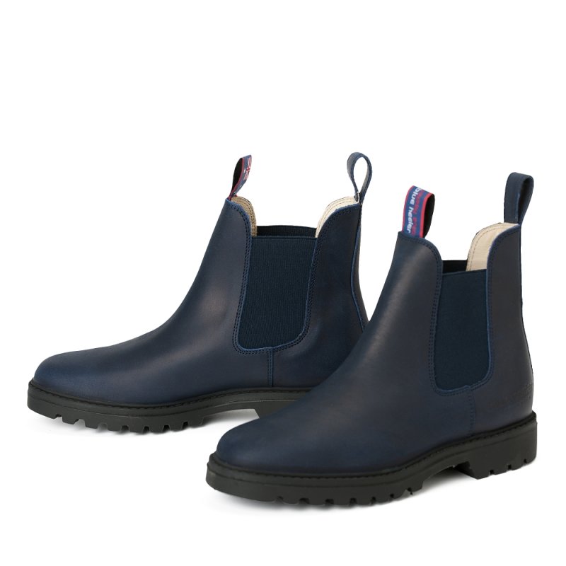 Blue Heeler Chelsea Boots Meryl Dunkelblau 44