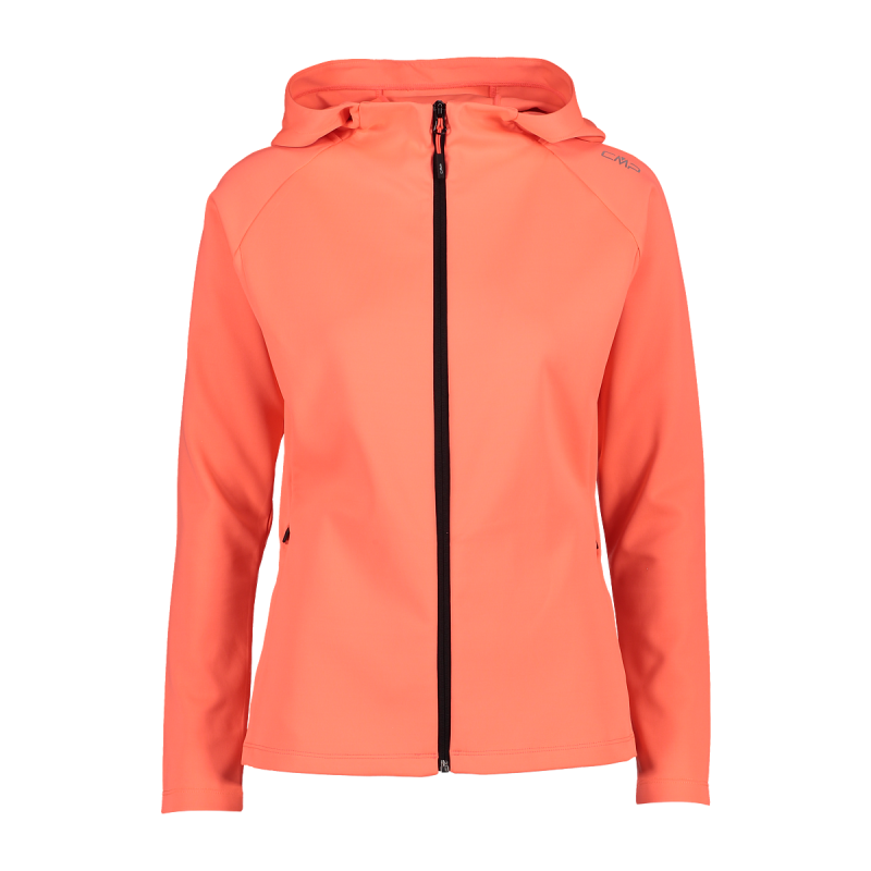 CMP Damen Sweatjacke mit Kapuze Koralle 34