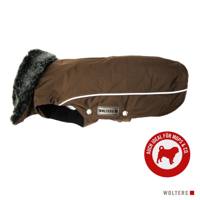 Wolters Winterjacke Amundsen für Mops & Co. Braun 34cm