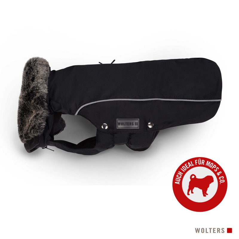 Wolters Winterjacke Amundsen für Mops & Co. Schwarz 42cm