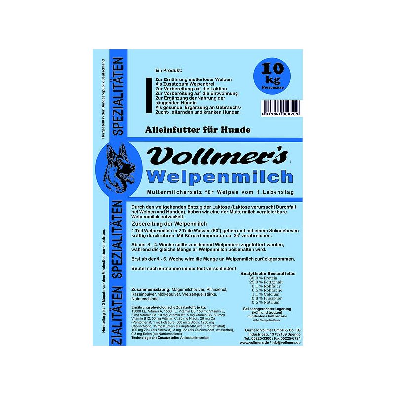 Vollmer's Welpenmilch 2,5kg