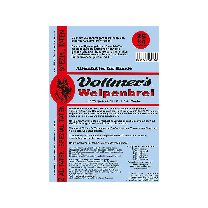 Vollmer's Welpenbrei 1kg