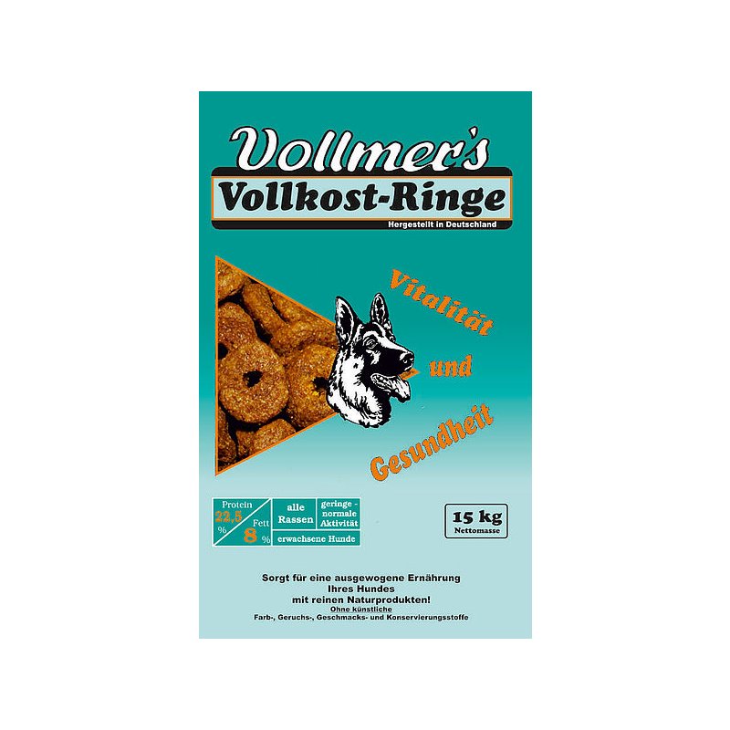 Vollmer's Vollkost-Ringe 15kg