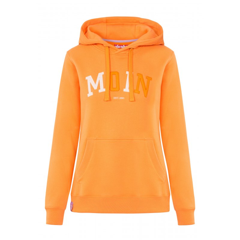 Derbe Damen Hoodie Moin Sun orange XS