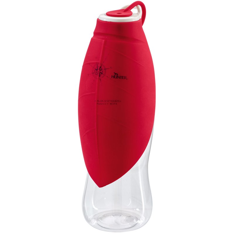 Hunter Outdoor Trinkflasche mit Silikonnapf List 550 ml Rot