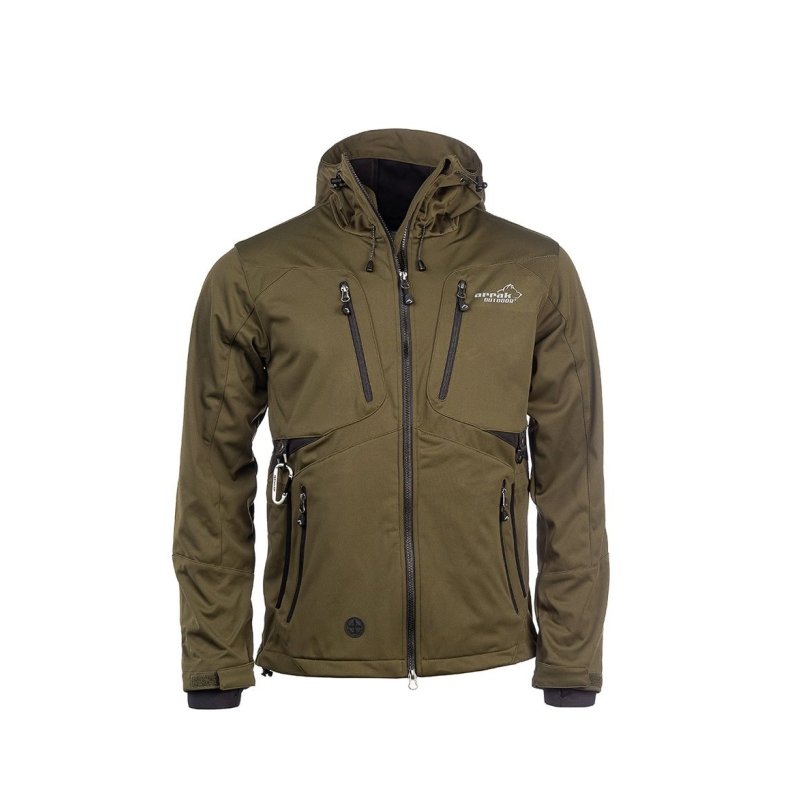 Arrak Herren Softshelljacke Akka Oliv XS