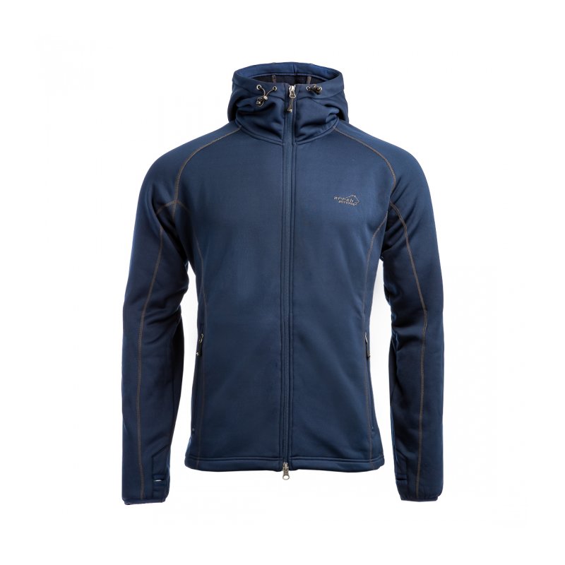 Arrak Herren Kapuzenpullover Powerfleece Navy XS