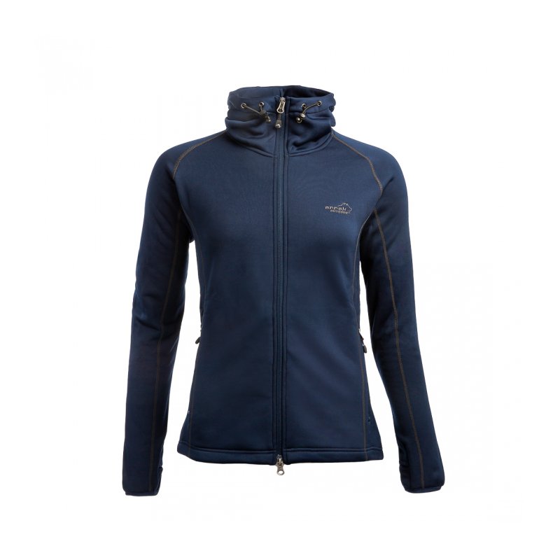 Arrak Damen Kapuzenpullover Powerfleece Navy 34