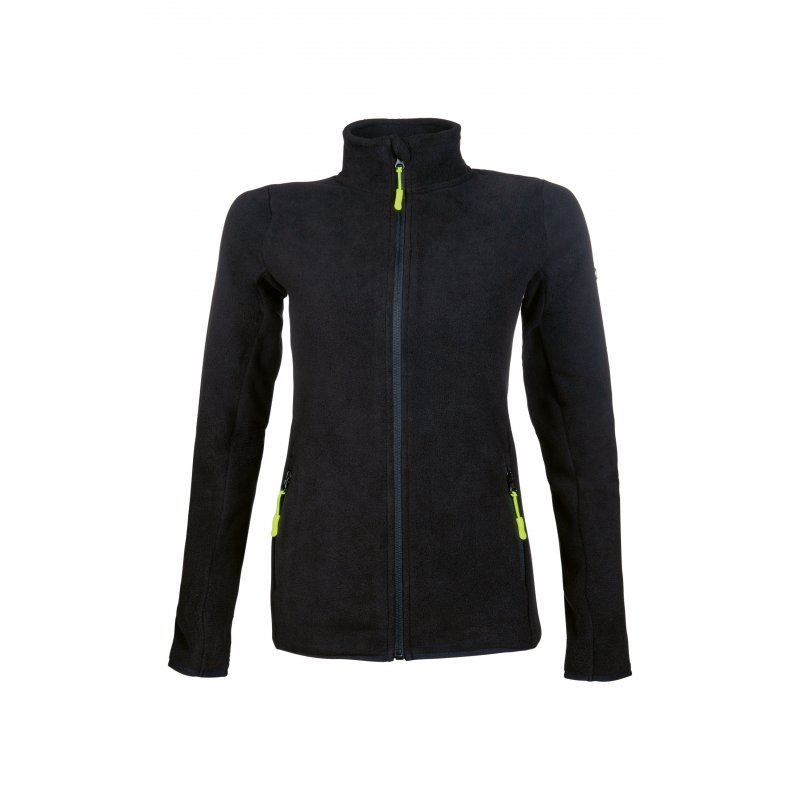 HKM Damen Fleecejacke Anna Schwarz XS