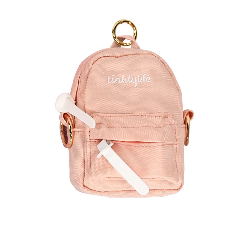 Tinklylife Mini-Hunderucksack Rosa