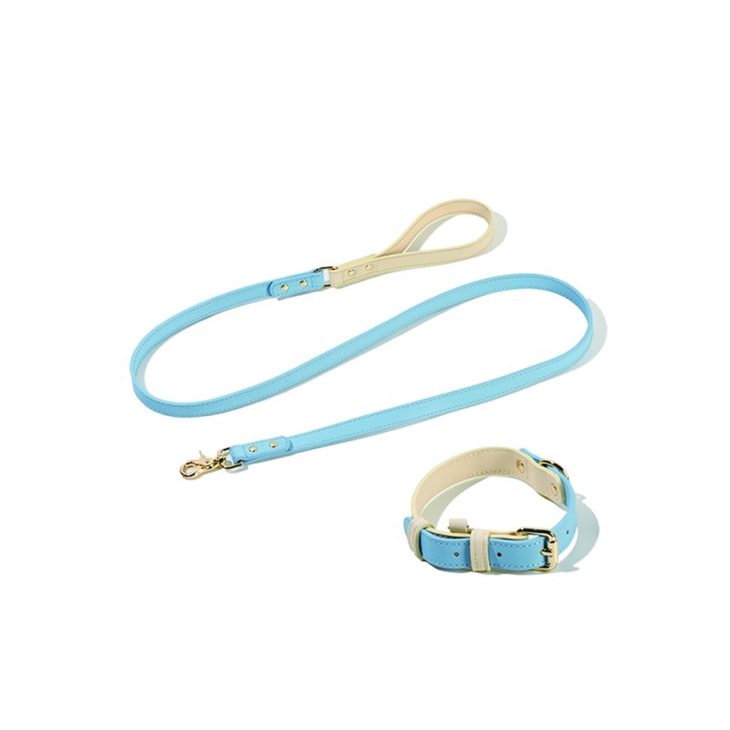 Tinklylife Comfy Halsband Set Himmelblau S