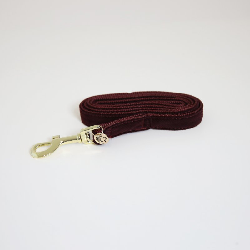 Kentucky Dogwear Hundeleine Corduroy 120cm Bordeaux