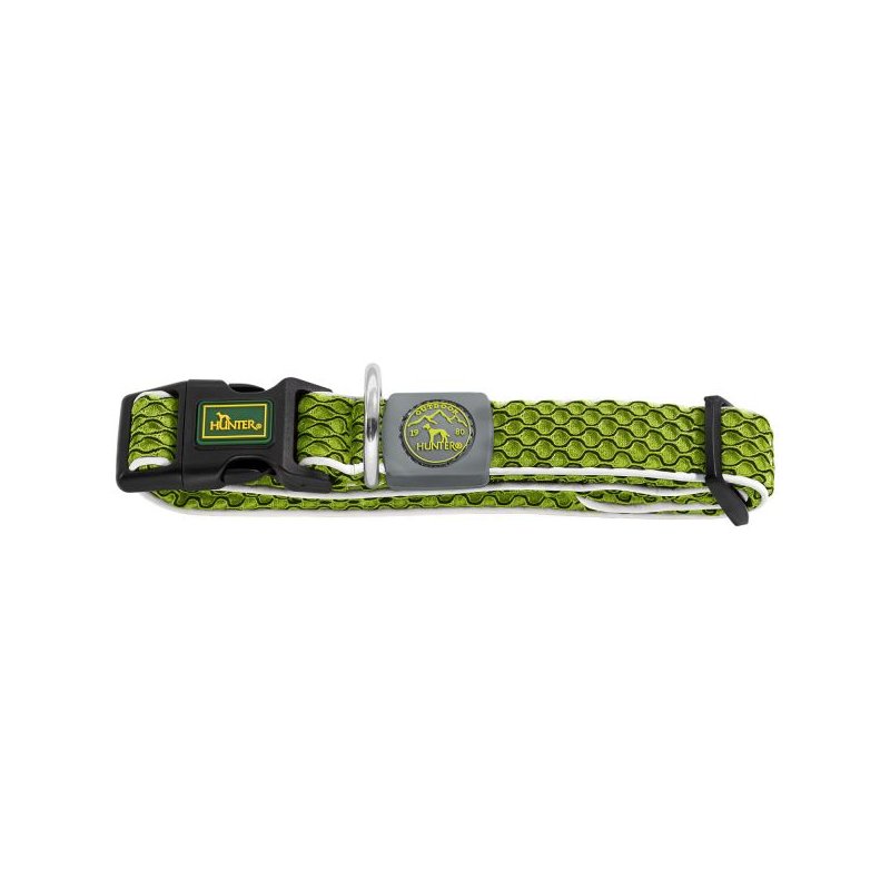 Hunter Hunde Halsung Hilo Vario Basic Limette 30-43/S-M