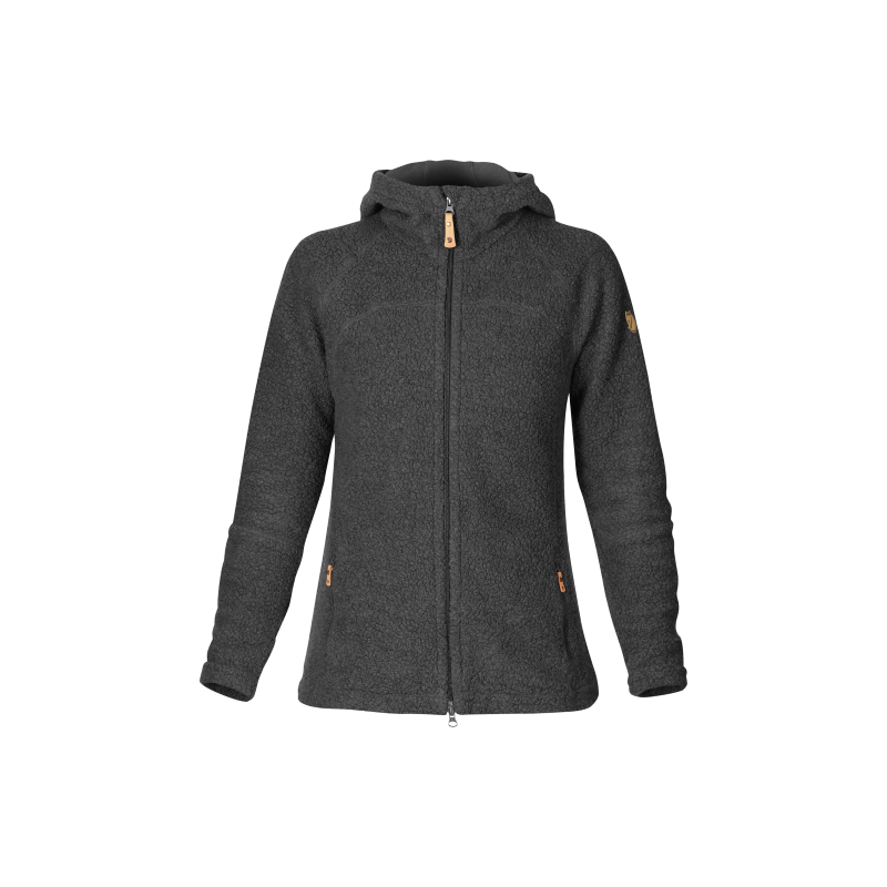 Fjällräven Damen Kaitum Fleece Jacke Dark Grey S