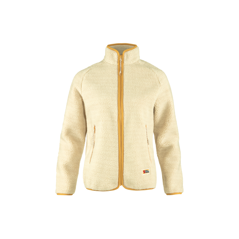 Fjällräven Damen Vardag Pile Fleece Jacke Chalk White XS