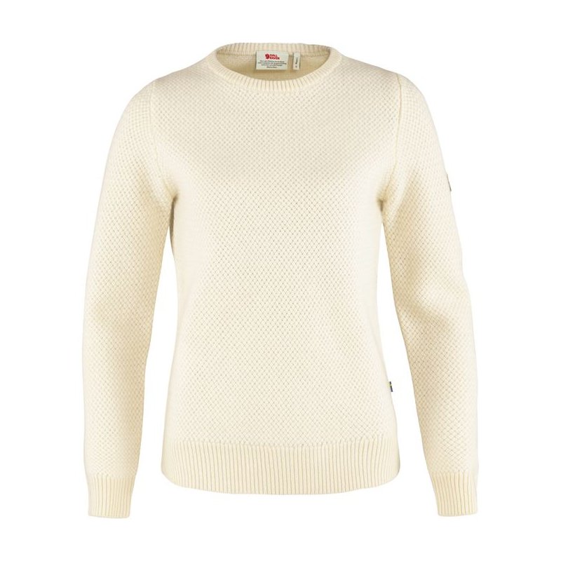 Fjällräven Damen Övik Structure Sweater Off White L