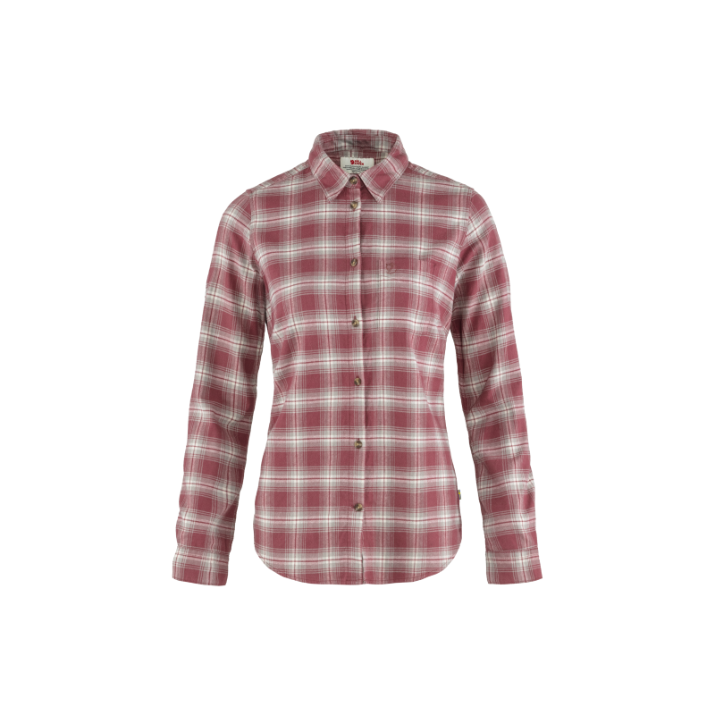 Fjällräven Damen Övik Flannel Shirt Mesa Fuchsia XS