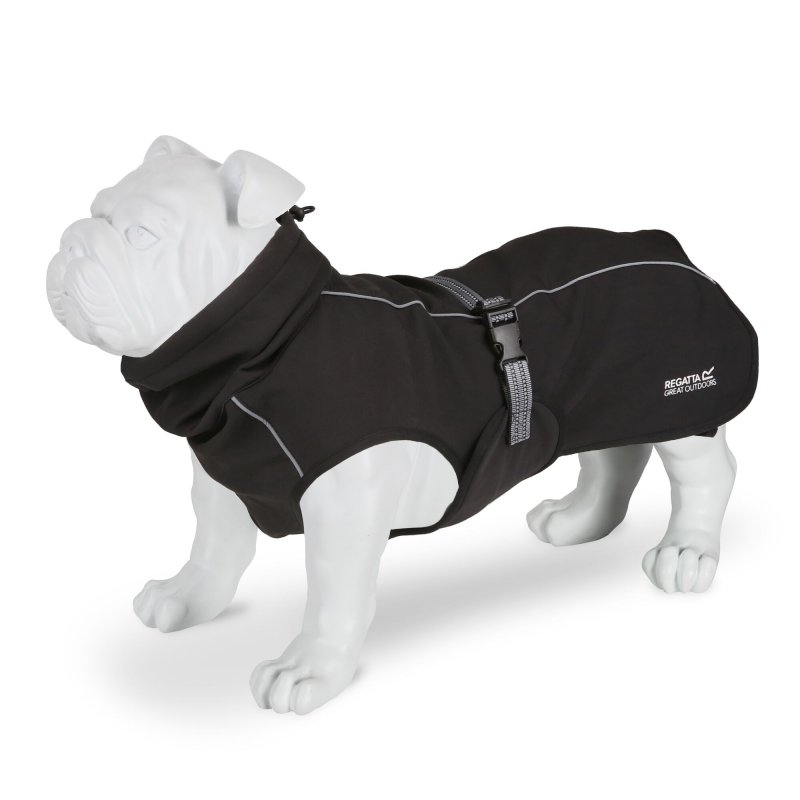 Regatta Hundemantel Softshell Schwarz XL