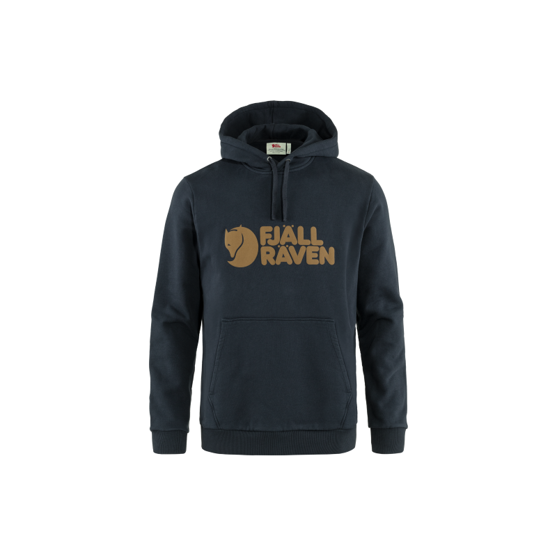 Fjällräven Herren Logo Hoodie Dark Navy S