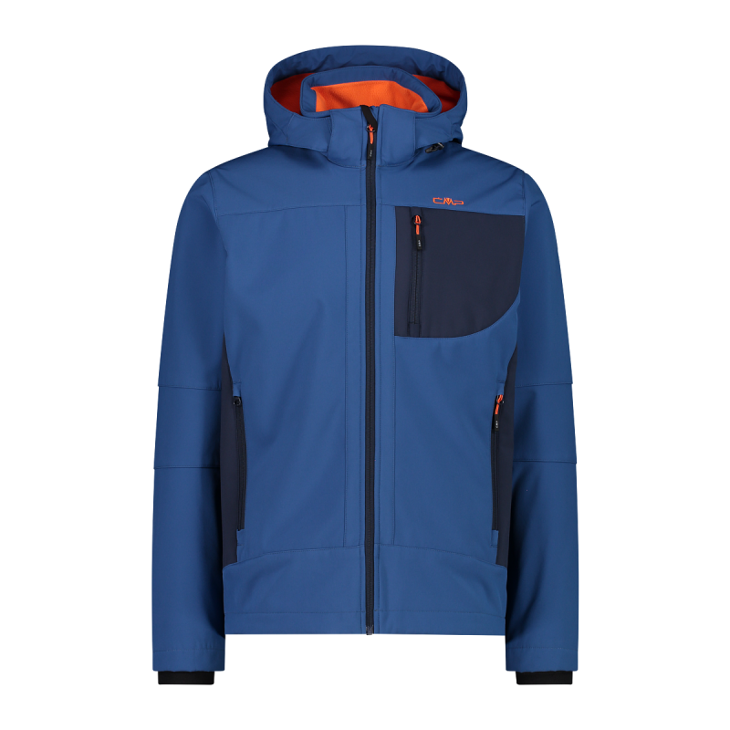 CMP Herren Jacke Zip Hood Blau 48