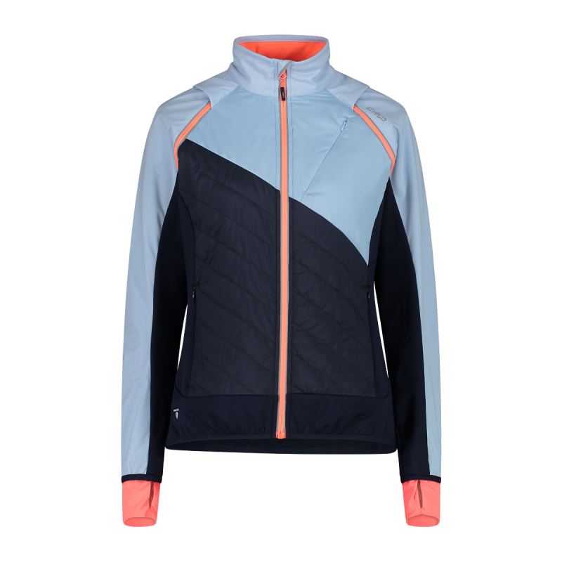 CMP Damen Jacke mit abnehmbaren Ärmeln Blau 36