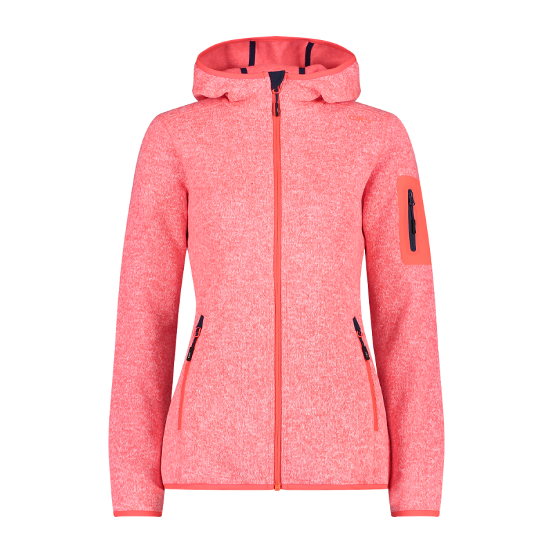 CMP Damen Jacke Fix Hood Pink 34