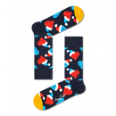 Happy Socks Santa Love Smiley Sock