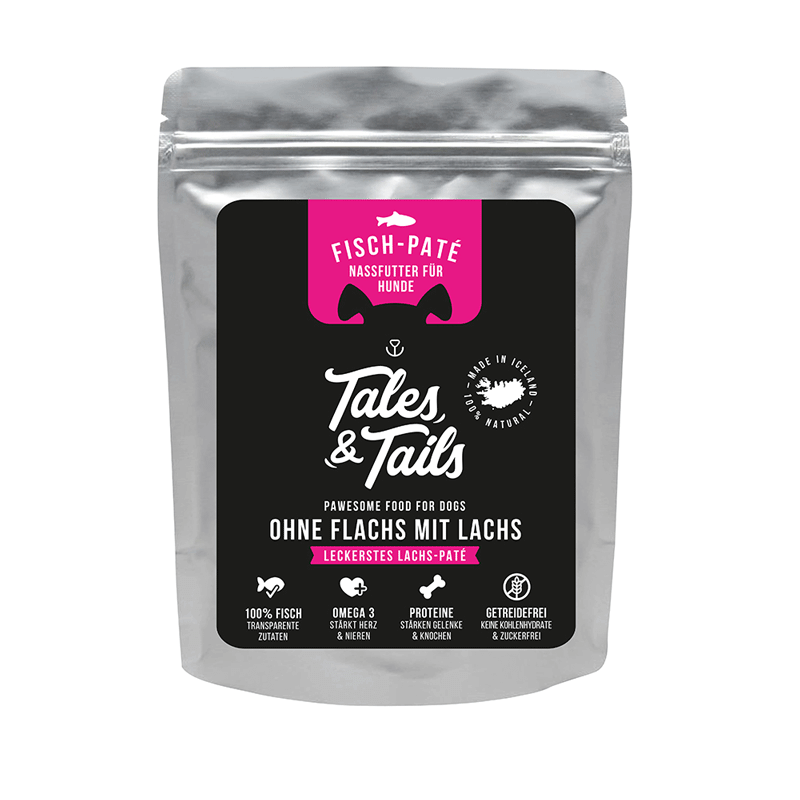 Tales & Tails Ohne Flachs mit Lachs Fischpaté Lachs 100g