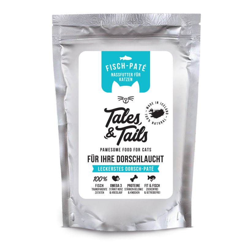 Tales & Tails Für ihre Dorschlaucht Fischpaté Dorsch 100g