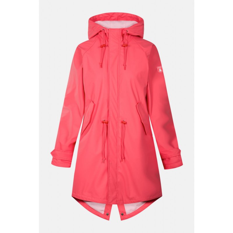 Derbe Damen Regenmantel Friese Traveby Fisher Pink 36