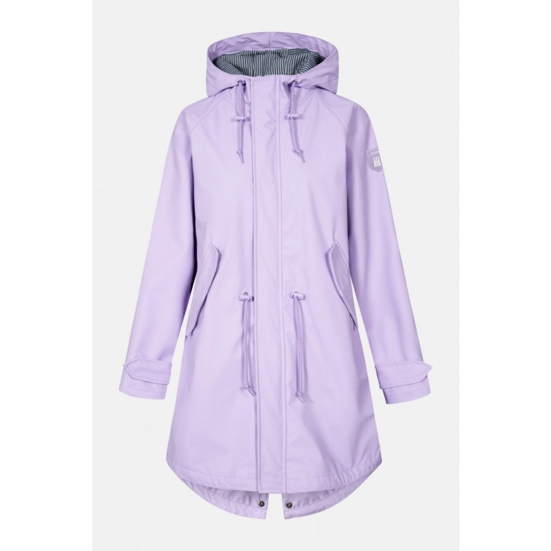 Derbe Damen Regenmantel Friese Traveby Fisher Violett 38