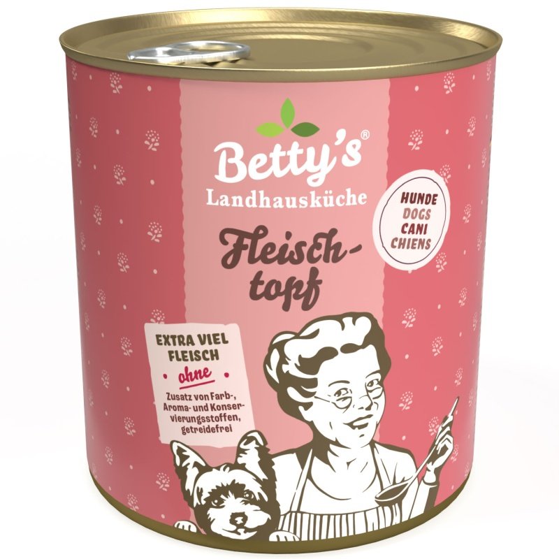 Betty`s Landhausküche Hundefutter Fleischtopf 1x 800g