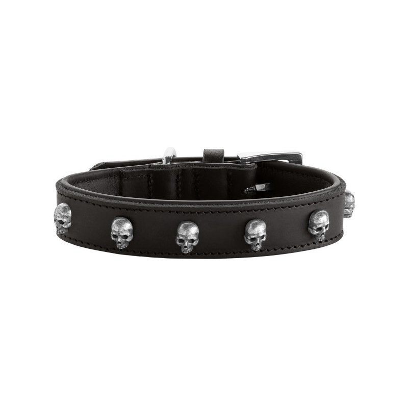 Hunter Hunde Halsband Tijuana Schwarz 35/XS-S